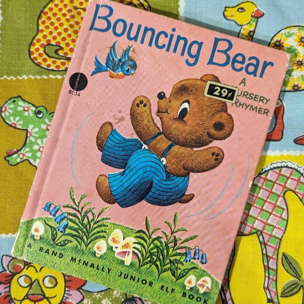 Bouncing Bear | Rand McNally | Vintage Children's Book